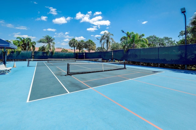 view of sport court