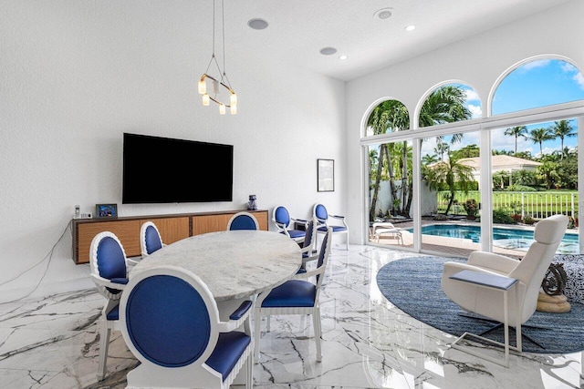 interior space featuring a textured ceiling