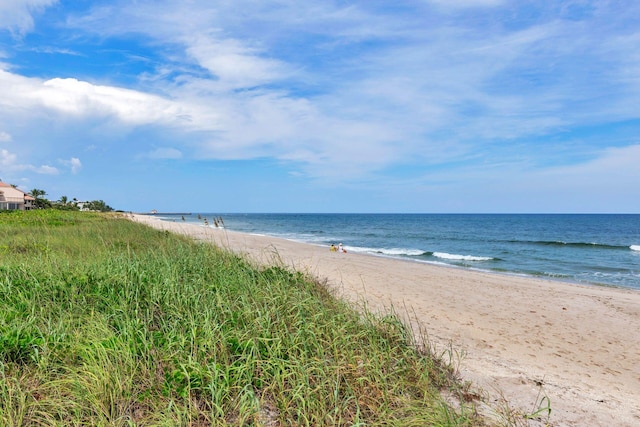 water view with a beach view