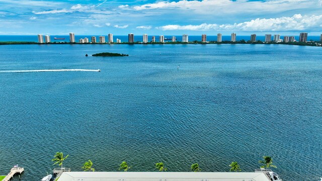 view of water feature