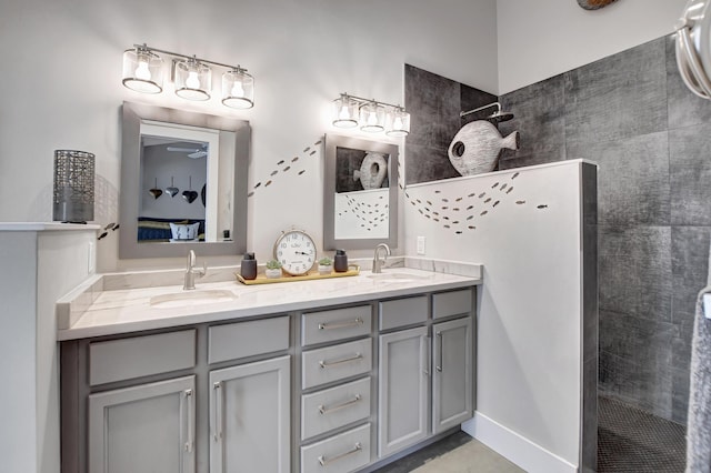 2951 San Remo Way, Delray Beach, FL 33445 - full bathroom with a walk in shower and double vanity