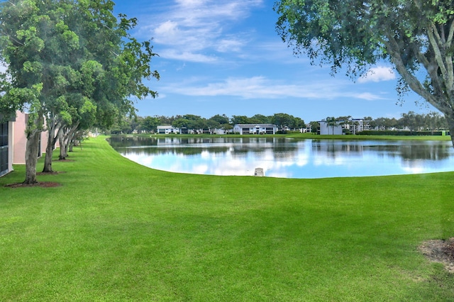 view of water feature