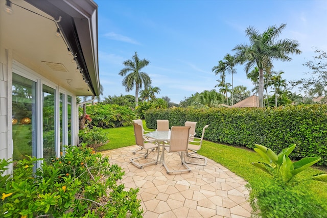 view of patio