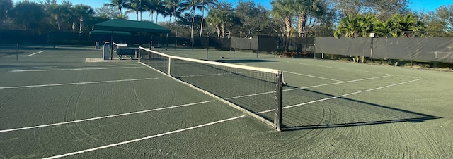 view of sport court