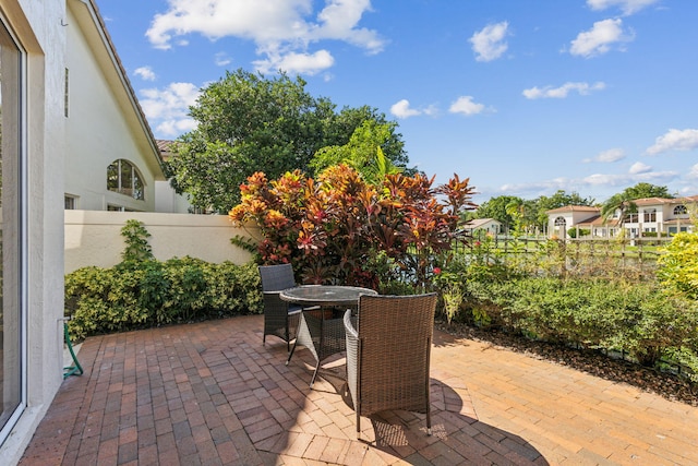 view of patio