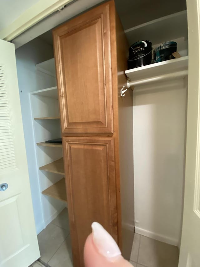 view of closet