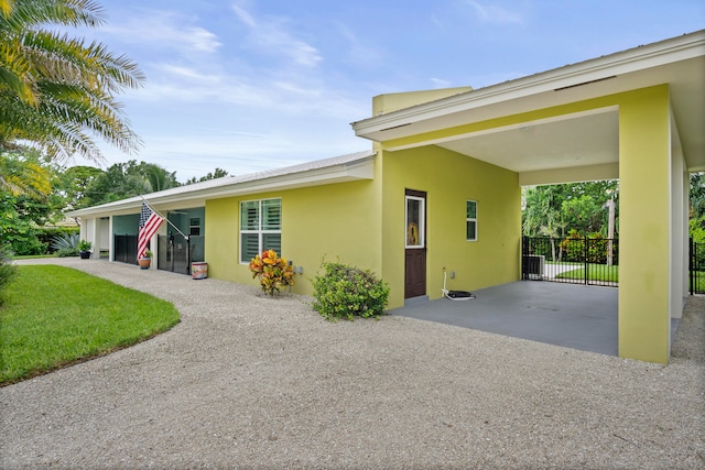 view of back of house