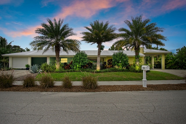 view of front of house