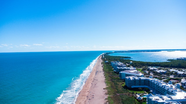 water view featuring a view of the beach