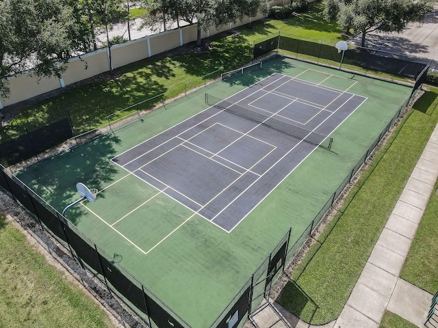 view of tennis court