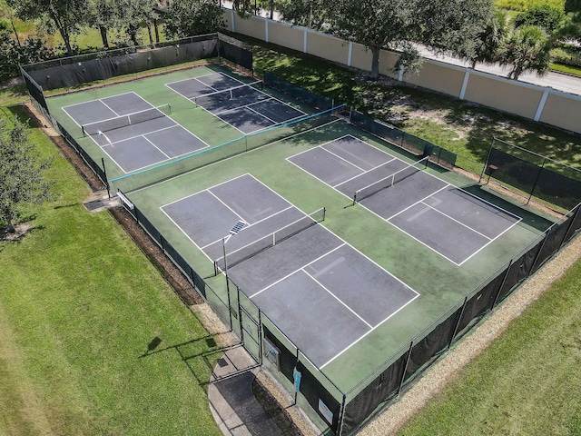 view of sport court