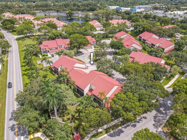 15 Lexington Ln E Unit G, Palm Beach Gardens, FL 33418 - aerial view of residential area with a nearby body of water