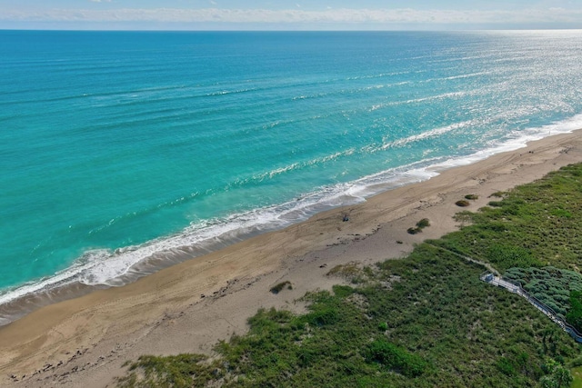 water view with a beach view