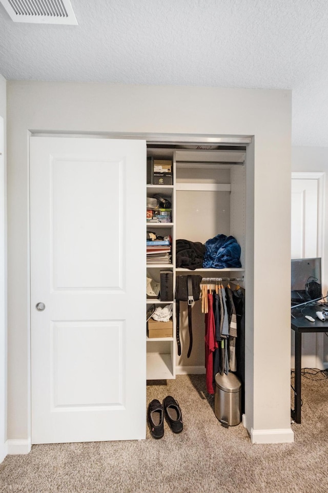 view of closet