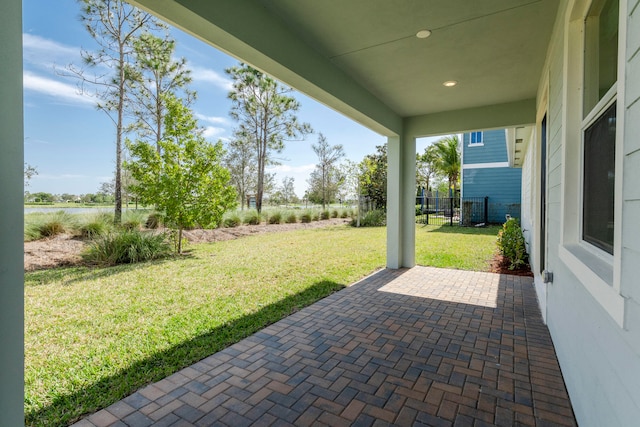 view of patio