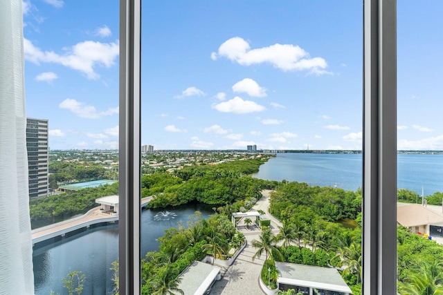 5000 N Ocean Dr Unit 1003, Singer Island, FL 33404 - water view featuring a notable bridge