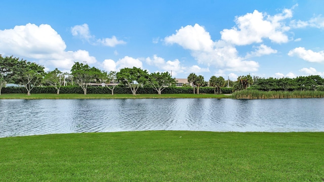 view of water feature