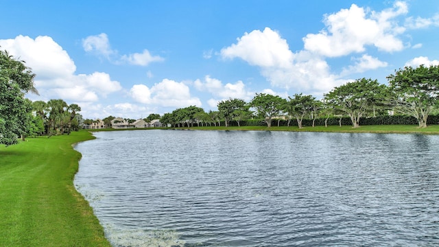 view of water feature