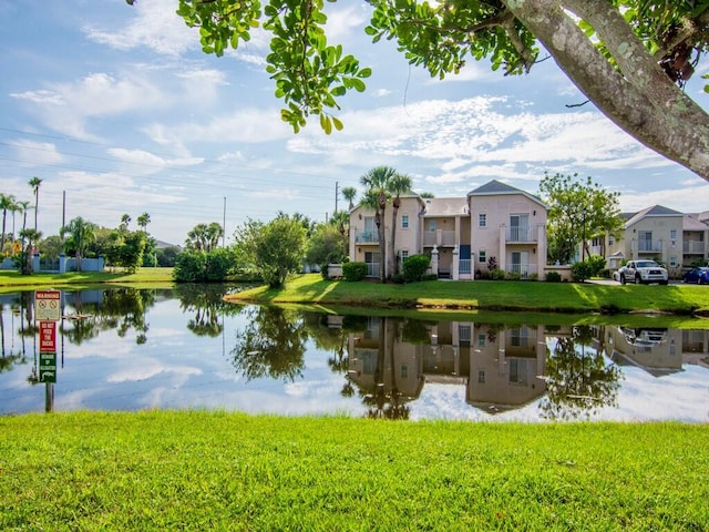 property view of water