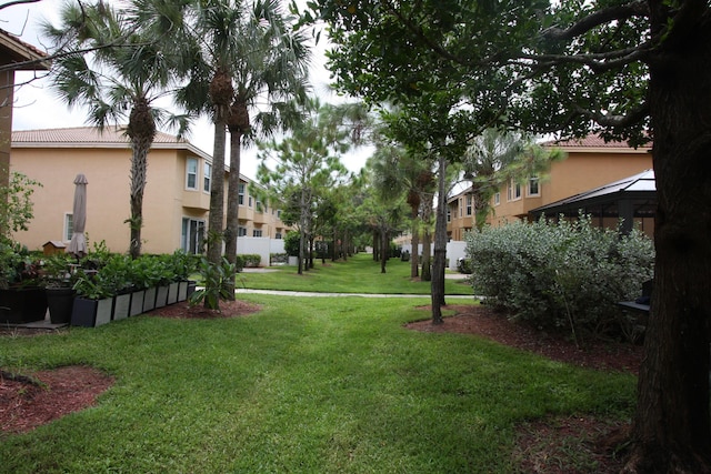 5946 Monterra Club Dr, Lake Worth, FL 33463 - view of yard with a gazebo