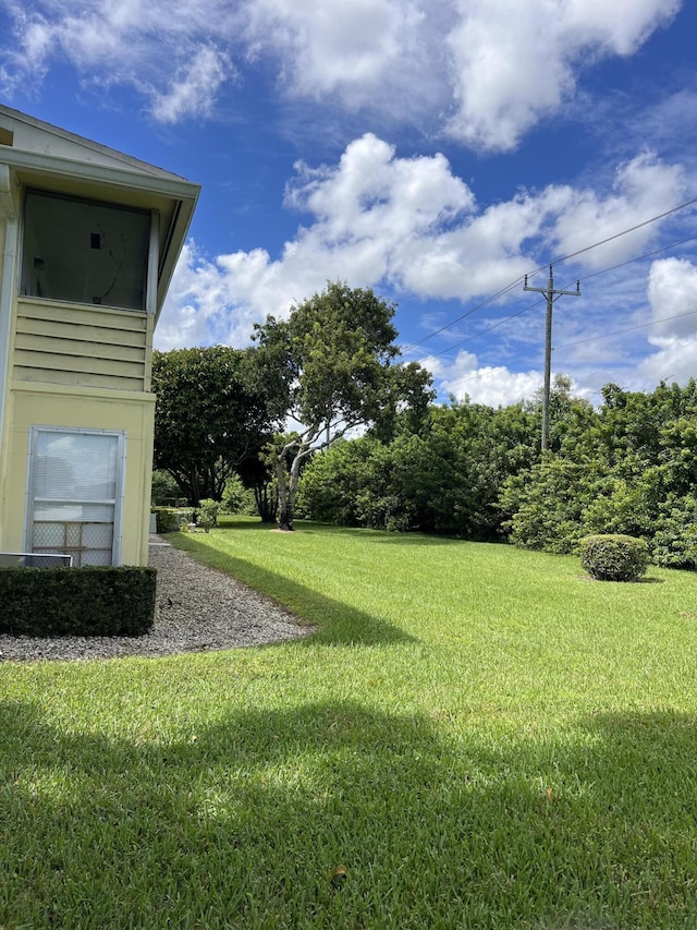 view of yard