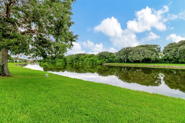 property view of water