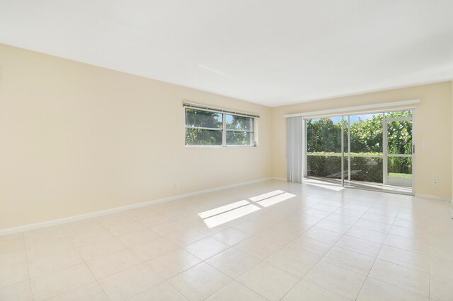 view of tiled empty room