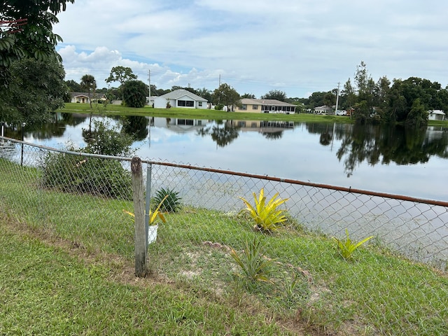 view of water feature