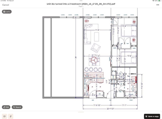 view of layout