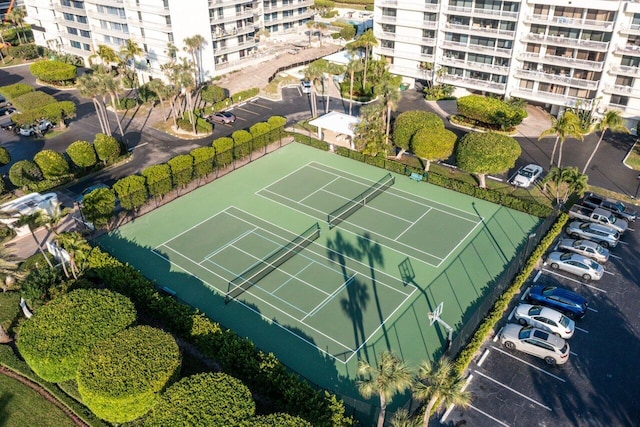 view of sport court