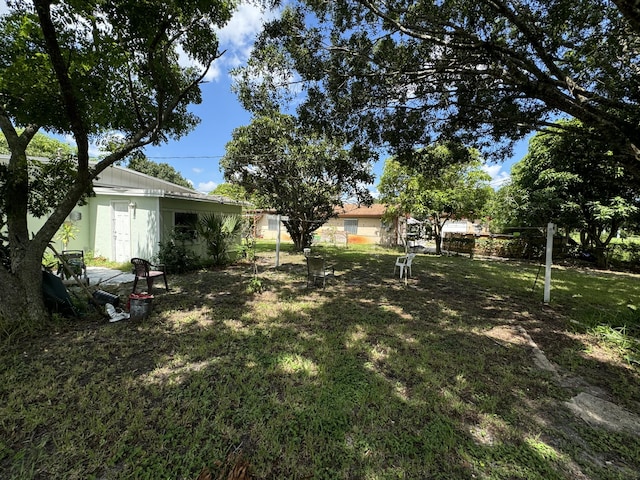 view of yard