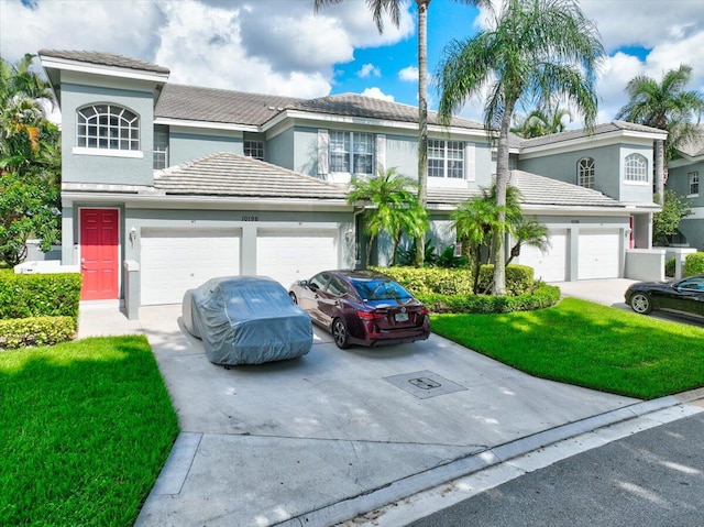 front of property with a front yard