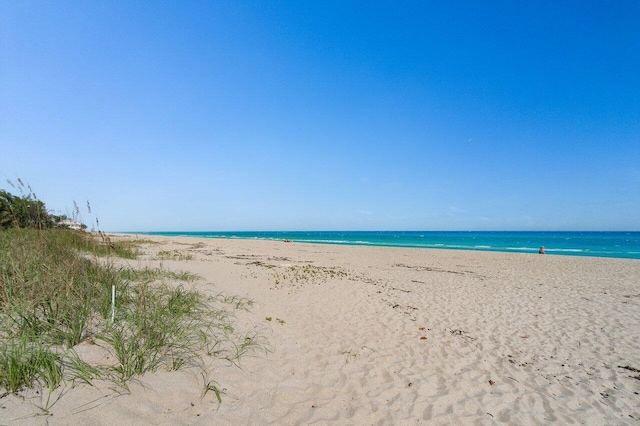 water view with a beach view