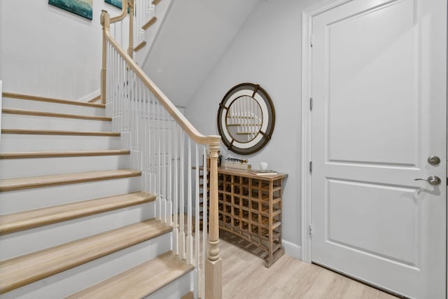 interior space featuring hardwood / wood-style flooring