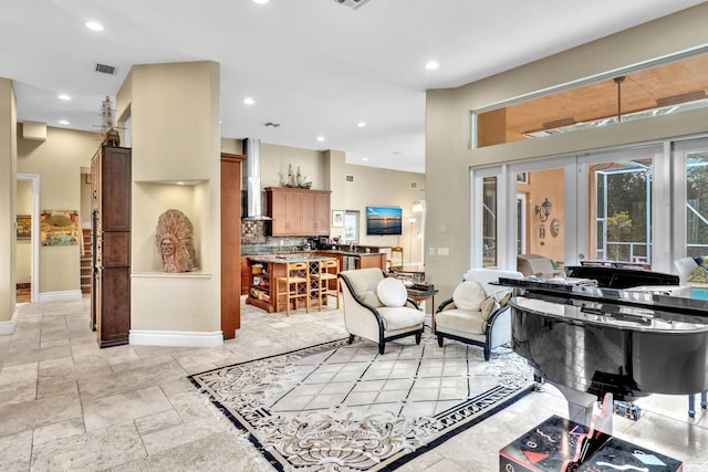 view of living room