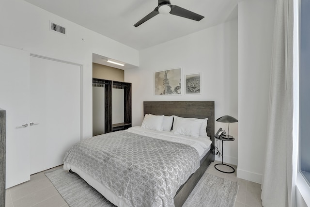 601 NE 1st Ave Unit 4813, Miami, FL 33132 - bedroom featuring a ceiling fan