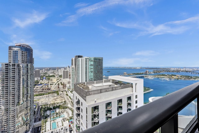 601 NE 1st Ave Unit 4813, Miami, FL 33132 - water view featuring nearby urban area