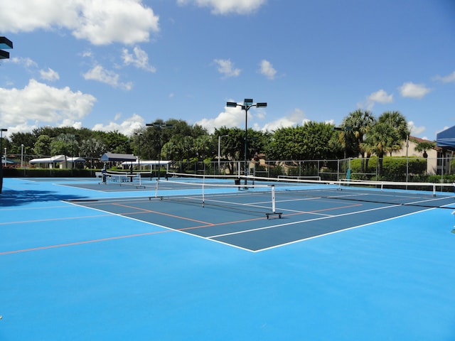 view of sport court