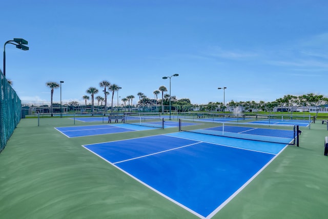 view of tennis court