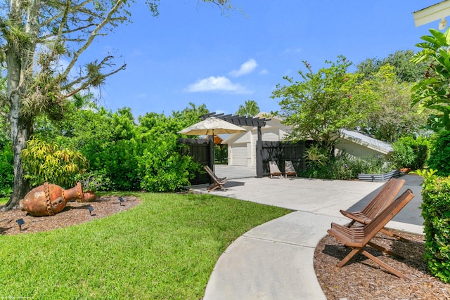 exterior space with a patio