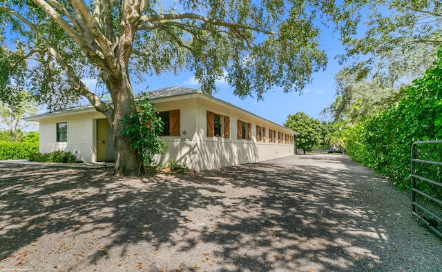 view of stable