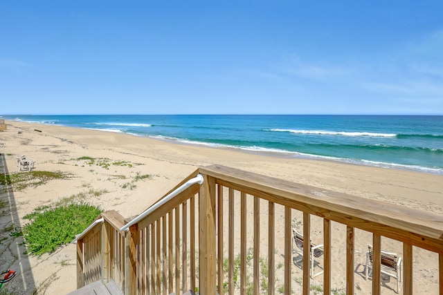 water view featuring a view of the beach