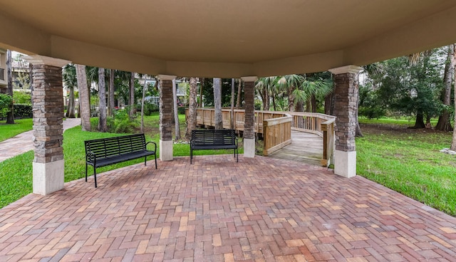 view of patio