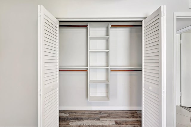 view of closet