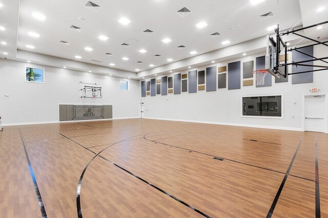 recreation room with pool table and carpet