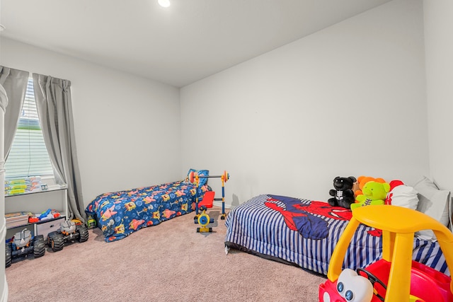 bedroom featuring carpet floors