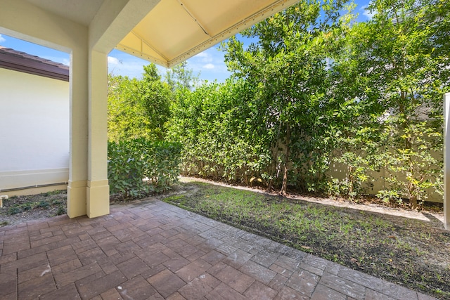 view of patio