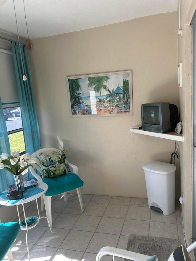 interior space featuring tile patterned floors