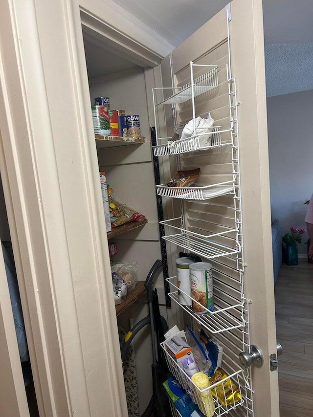 view of pantry