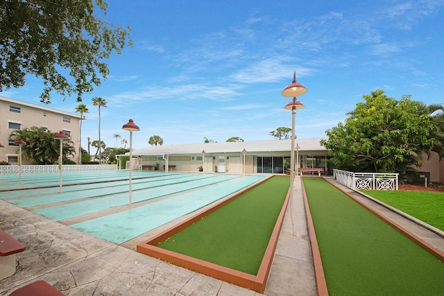2581 N Garden Dr Unit 306, Lake Worth, FL 33461 - view of property's community featuring a game area and shuffleboard